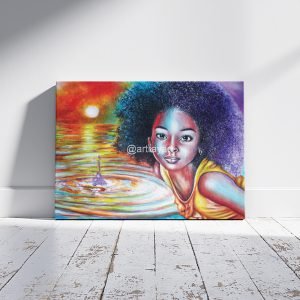 Face of The Sun - Canvas