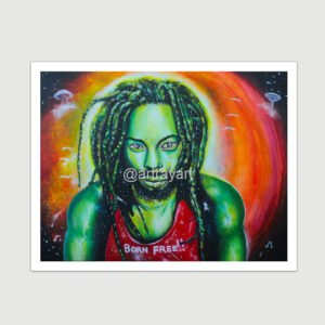 Buju B - Paper Print
