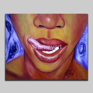 Follow My Lips - Canvas