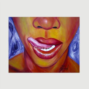 Follow My Lips - Paper Print
