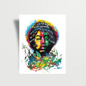 Jimmy Hendrix - Paper Print