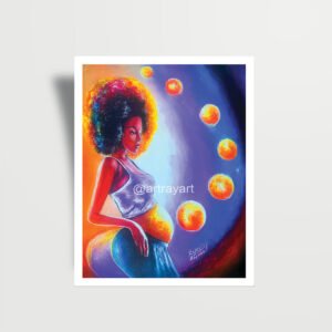 Seven Spheres Of Light - Paper Print