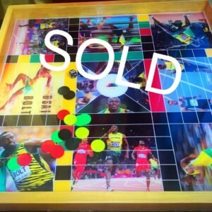 Usain Bolt- Art Ludi Board